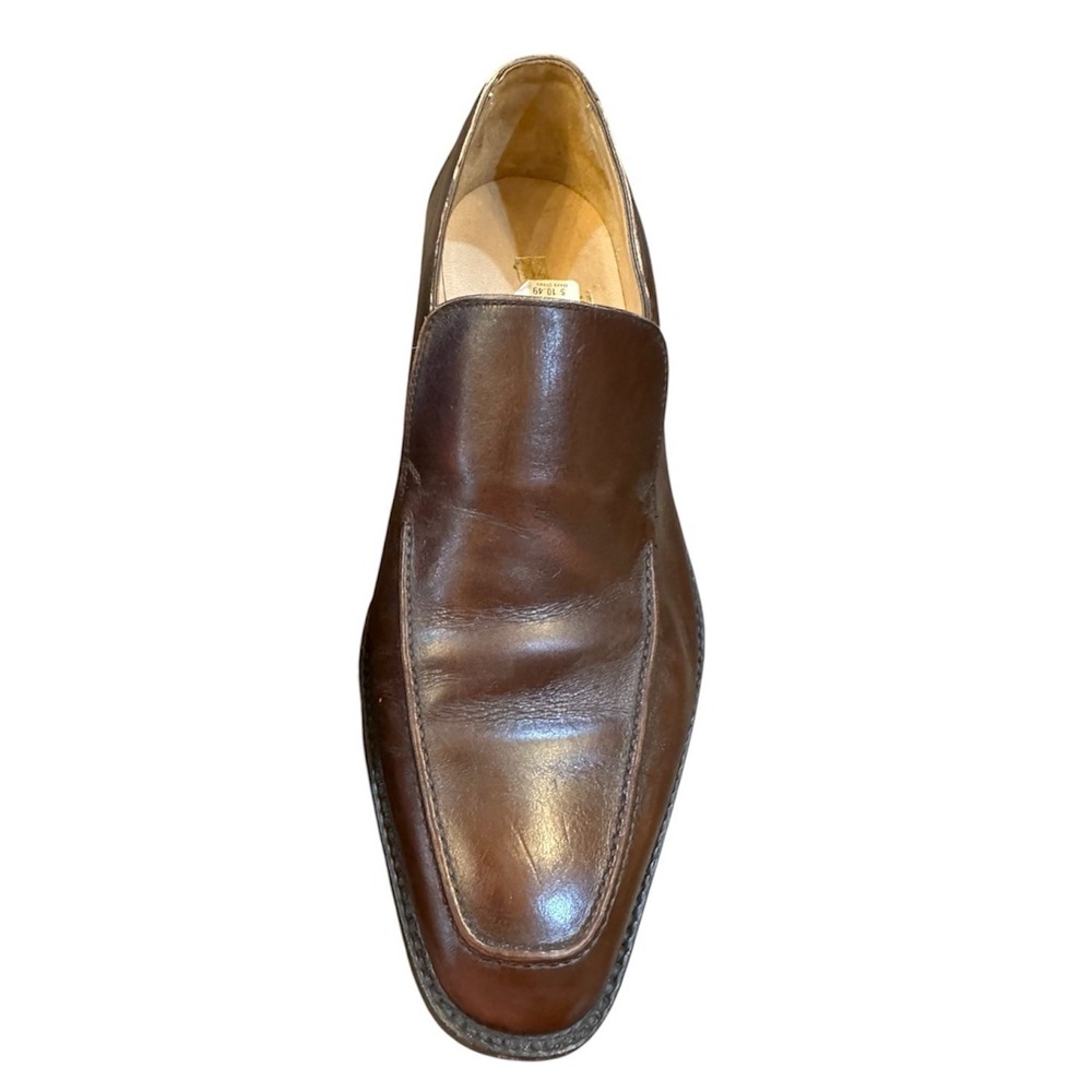 Arthur Beren GRAVATI Italian Venetian Loafers Slip On Brown Size 11 Wide